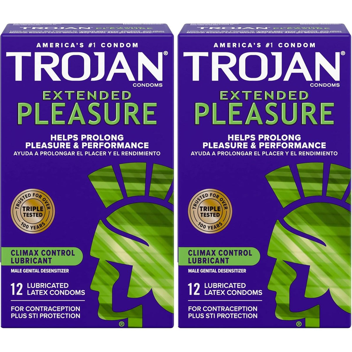 Trojan Extended Pleasure condoms available in India. Order online for enhanced pleasure and performance today!