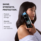 TRUSS Miracle Shampoo offers UV protection, rebuilds hair cuticles, and promotes elasticity. 100% Authentic, available at Curat Cart.