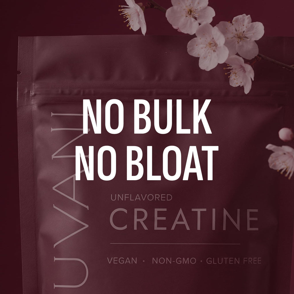 Truvani Creatine Monohydrate Powder in official packaging, vegan, non-GMO, gluten-free, available at Curat Cart.