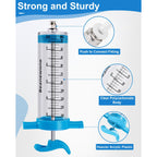 Discover the premium Tubeless Sealant Injector, specially curated by Curat Cart, featuring a clear polycarbonate body for precision.