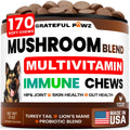 Premium imported Turkey Tail Mushroom Supplement for Dogs, supporting hip, joint, and gut health. Available at Curat Cart.