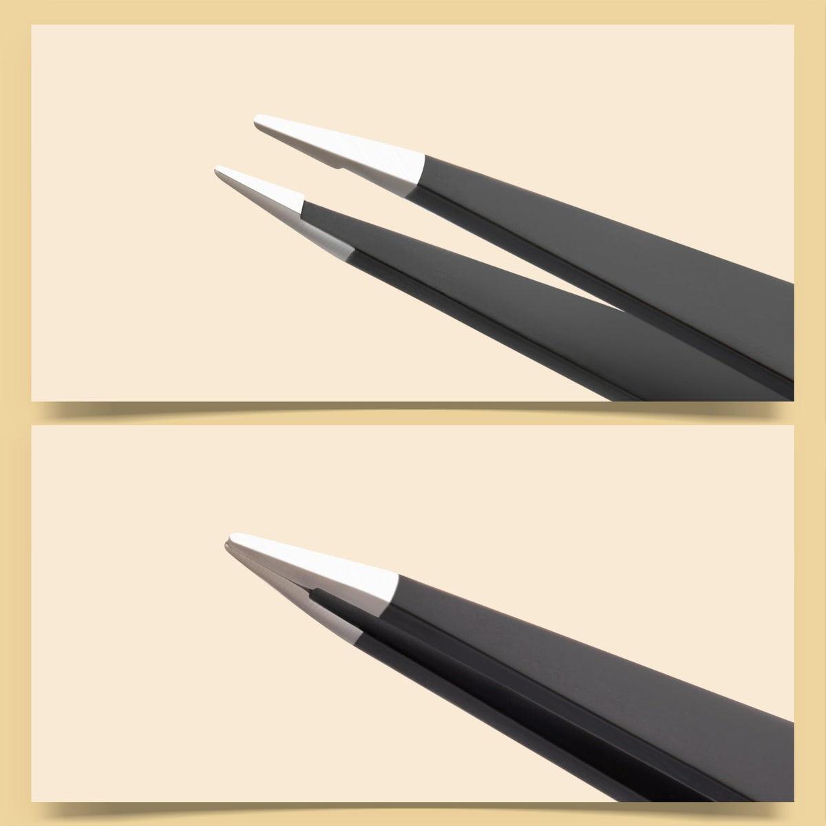 Premium imported tweezers for precise eyebrow and facial hair grooming, designed for flawless results.