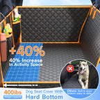 Twesync Dog Seat Cover features a high-quality finish with a hard bottom, enhancing activity space for pets. Available at Curat Cart.