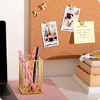 U Brands Gold Bow Push Pins add a stylish touch to your board. 100% Authentic, available at Curat Cart in India.