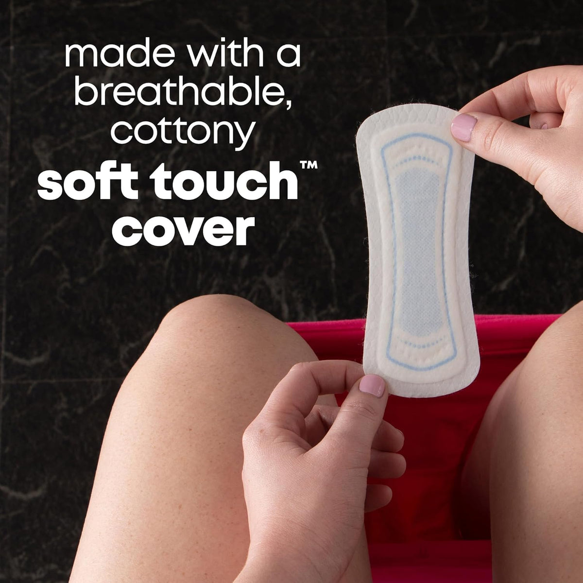 U by Kotex Balance Liners feature a breathable, soft touch cover for comfort. 100% Authentic, available at Curat Cart in India.
