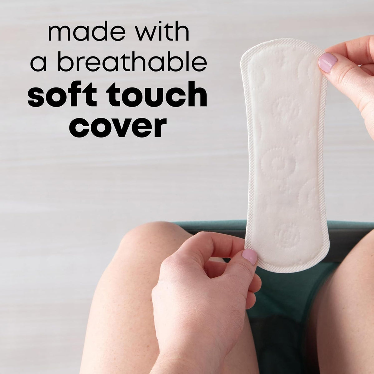 U by Kotex Panty Liners - Application Demonstration With Soft Touch Cover | Genuine Imported Product