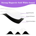 UJL Magnetic Dry Erase Board showcases smooth writing film and premium PET material, ensuring durability. Available at Curat Cart.