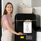 UJL Magnetic Dry Erase Board enhances organization on your fridge. 100% Authentic, available in India at Curat Cart.