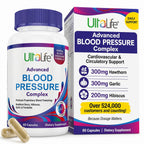 ULTALIFE Blood Pressure Supplements offer premium imported ingredients for cardiovascular support. Available at Curat Cart.