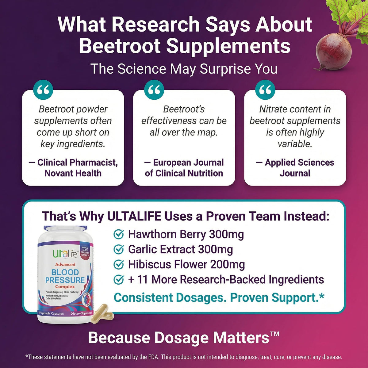 ULTALIFE Blood Pressure Supplements with proven ingredients for heart health. 100% Authentic and available in India at Curat Cart.