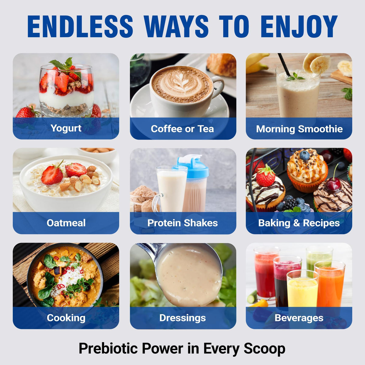 Discover versatile uses for Organic Inulin Powder for gut health in smoothies, oatmeal, and more. Perfect for daily wellness at Curat Cart.