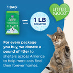 Ultra Fresh Scent Micro Crystals Litter in official packaging, designed to keep your home fresh while donating to cat shelters. Available at Curat Cart.
