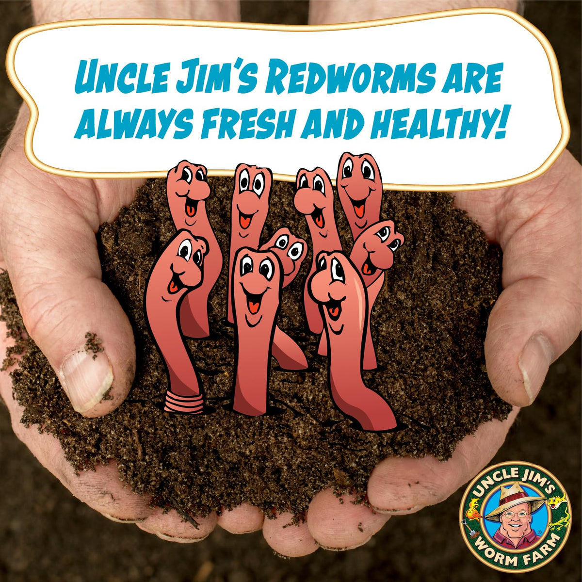 Discover Uncle Jim's Red Wiggler Worms, exclusively curated by Curat Cart for freshness and health benefits. Perfect for composting.