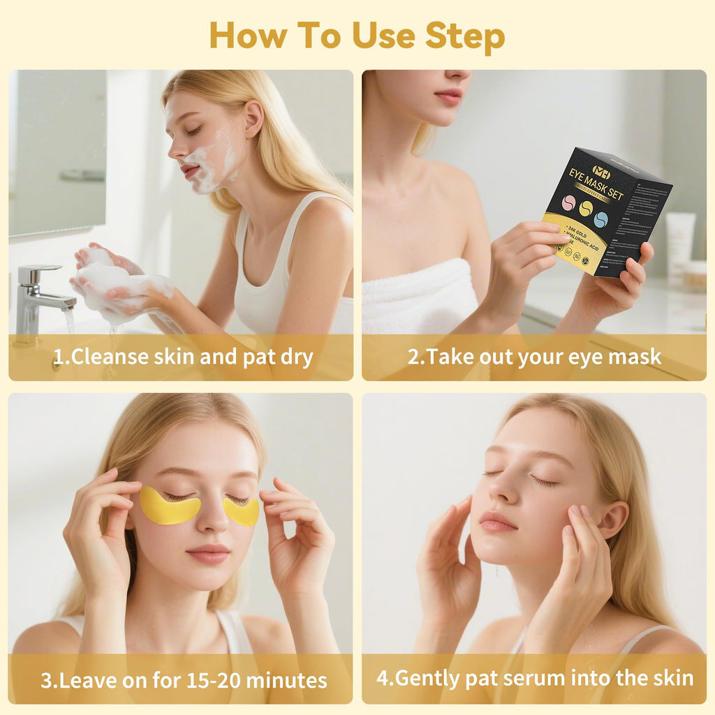 Transform your skincare routine with under eye patches for dark circles. Perfect for daily use. Available at Curat Cart.