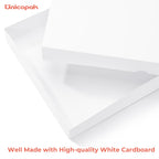 UnicoPak Medium Cardboard Gift Boxes crafted from high-quality white cardboard, perfect for elegant gifting. Available at Curat Cart.