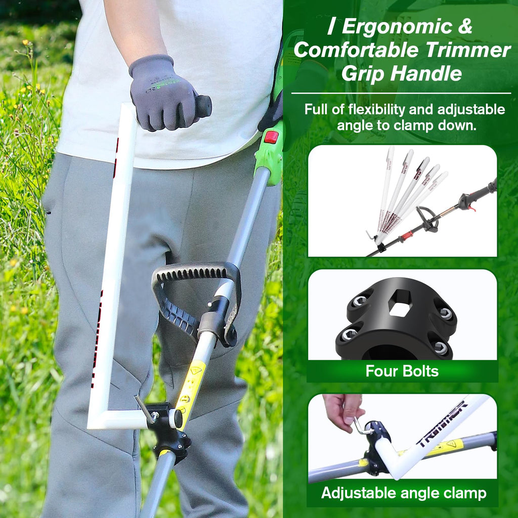 Discover the Weedeater Trimmer Handle Extension, specially curated by Curat Cart for enhanced comfort and flexibility while trimming.