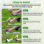 Enhance your trimming experience with the Weedeater Trimmer Handle Extension, designed for easy installation and back relief. Perfect for daily use. Available at Curat Cart.
