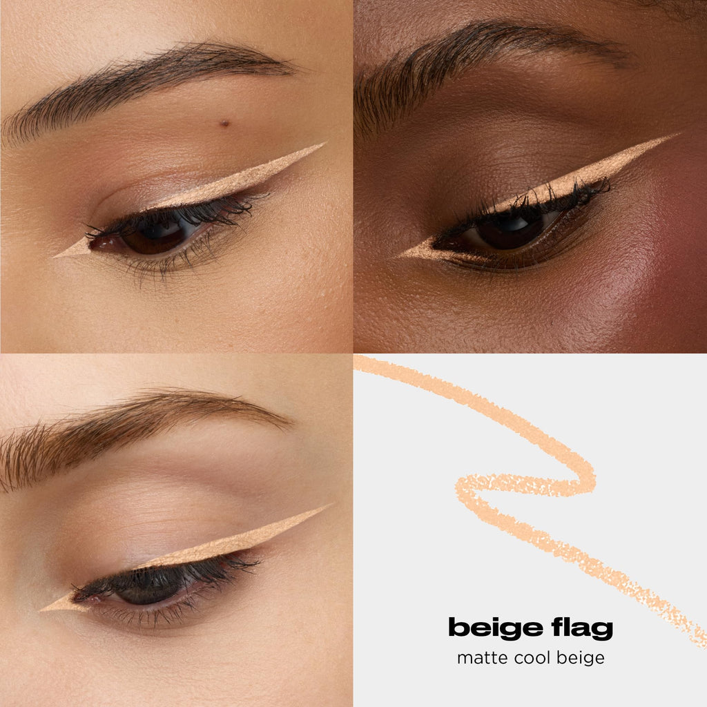 Discover Urban Decay 24/7 Waterproof Waterline Eye Pencil in Beige Flag. 100% genuine, long-lasting matte cool beige shade.