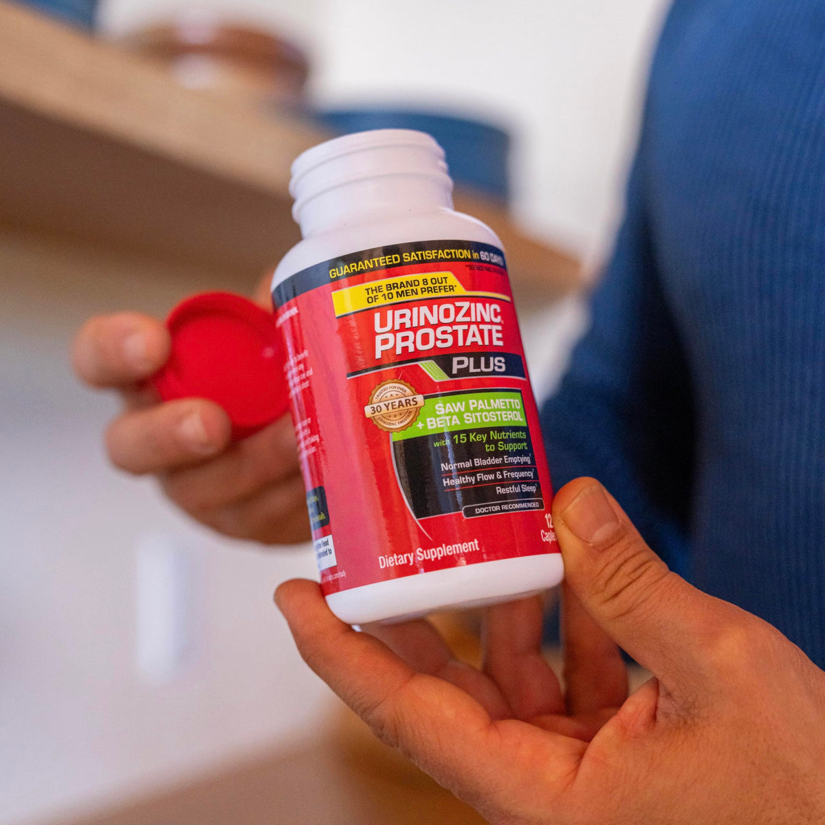 Discover Urinozinc Prostate Plus Supplement, specially curated by Curat Cart for enhanced prostate health and vitality.