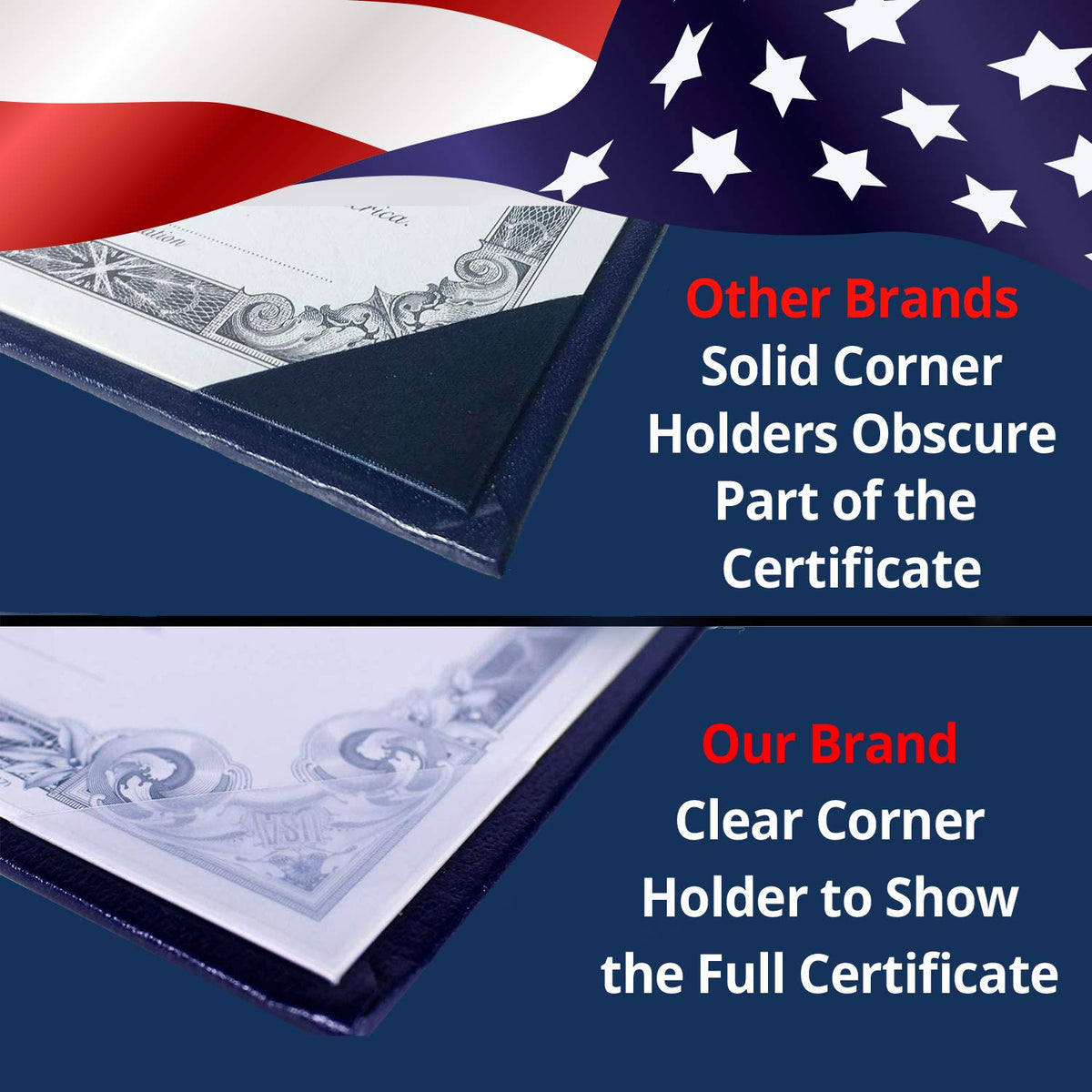 Showcasing the US Citizenship Certificate Holder from Curat Cart, designed to display the full certificate clearly. Perfect for proud new citizens.