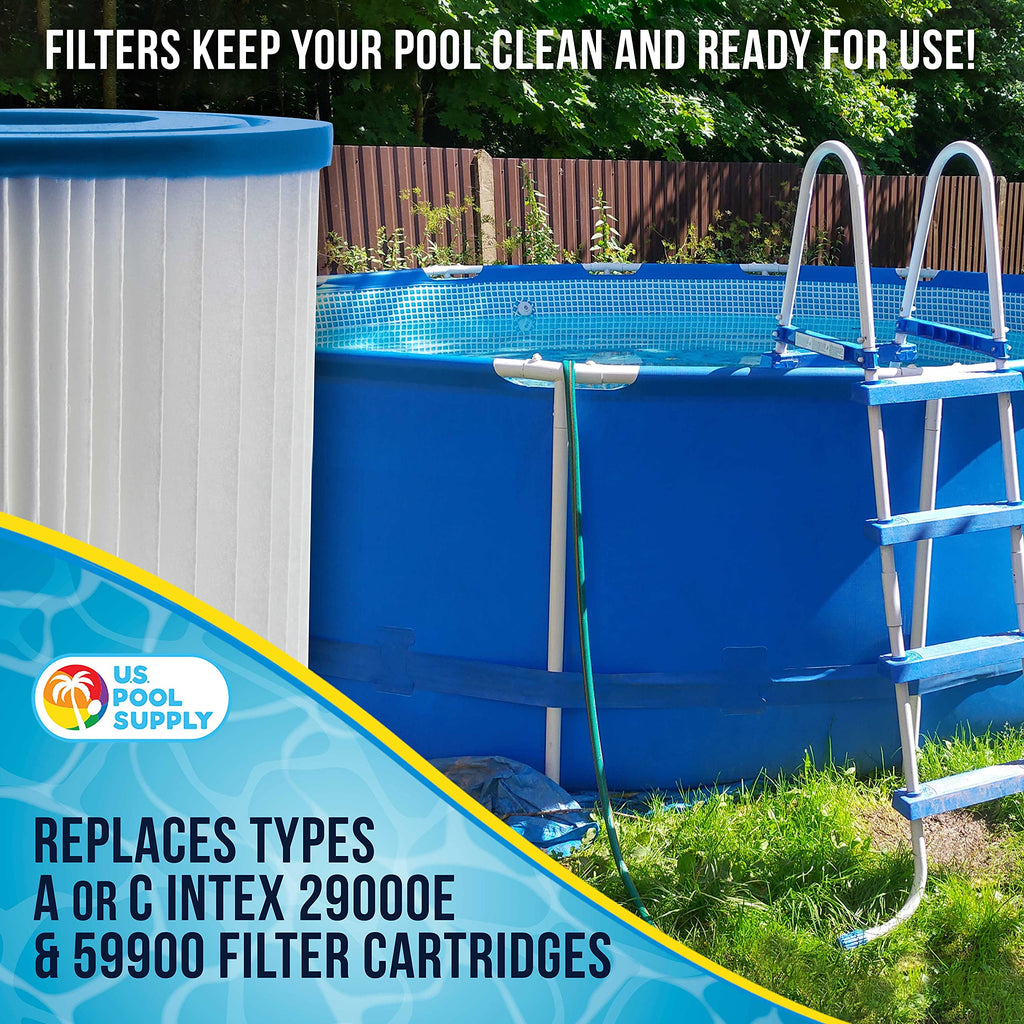 Specially curated by Curat Cart, U.S. Pool Supply Replacement Filter Cartridges ensure your pool stays clean and ready for use.