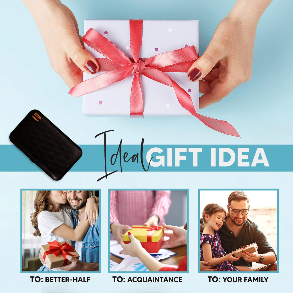Utopia Care Manicure Set in elegant packaging, perfect gift for loved ones and family. Professional quality tools included.