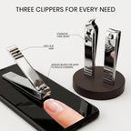 Utopia Care Manicure Set features stainless steel nail clippers with anti-slip design, ideal for precise manicures. Verified by CuratCart.