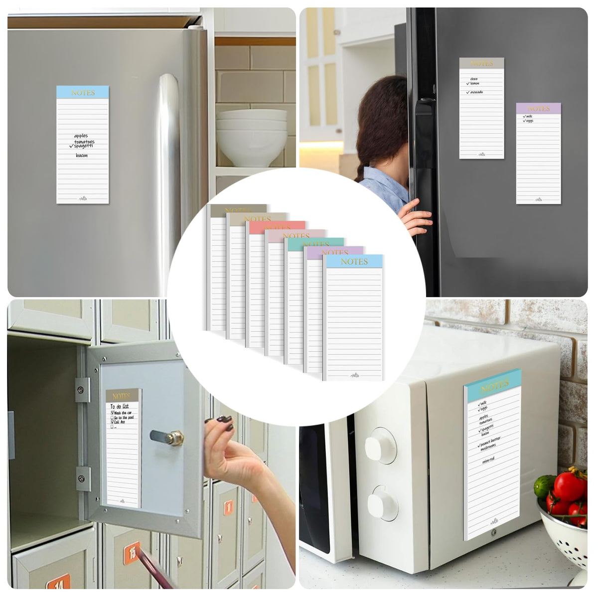 Discover Utron Magnetic Notepads for Refrigerator, a premium import perfect for organizing your notes. Available at Curat Cart.