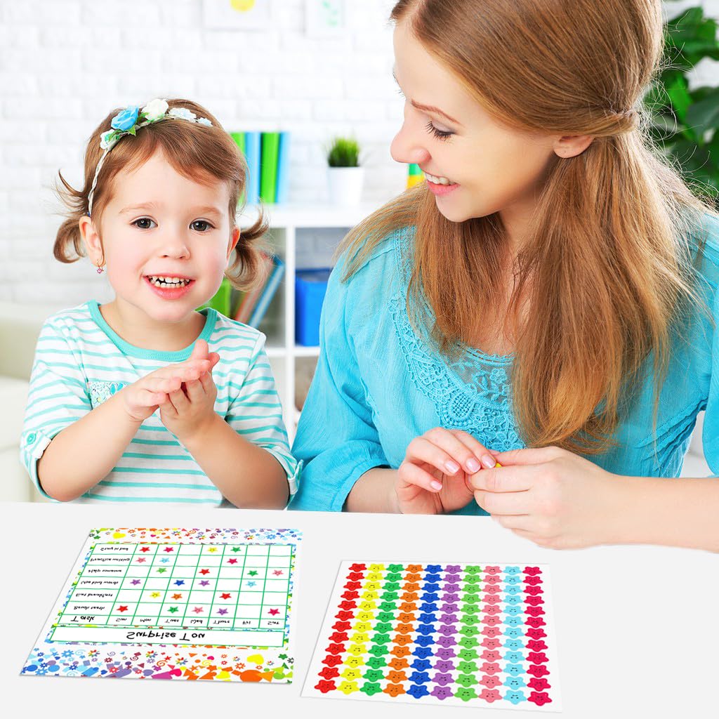 Utron Reward Chart for Kids engages children with vibrant stickers. A premium import from Curat Cart, perfect for positive reinforcement.