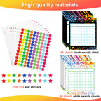 Utron Reward Chart for Kids features high-quality materials and 2160 colorful star stickers, perfect for encouraging positive behavior. Available at Curat Cart.