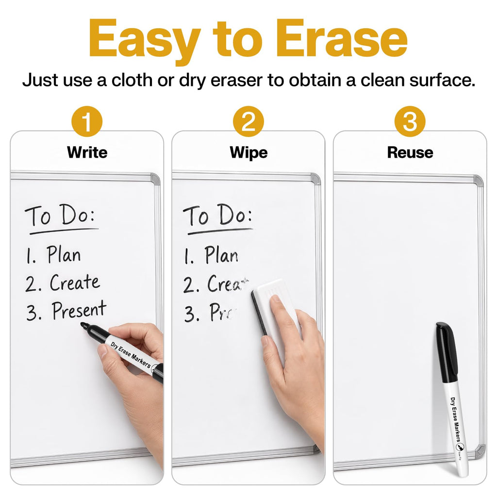 V-Opitos Fine Tip Dry Erase Markers offer easy write, wipe, and reuse functionality. Perfect for daily use. Available at Curat Cart.