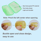 V-TOP Travel Toothbrush Head Covers in official high-quality packaging, made of durable food-grade PP material. Available at Curat Cart.