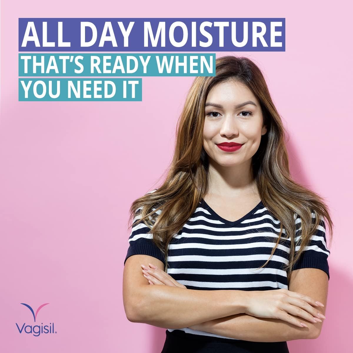 Vagisil Prohydrate Vaginal Moisturizer - Front Packaging With Benefits Highlight | Authentic Curat Cart Stock