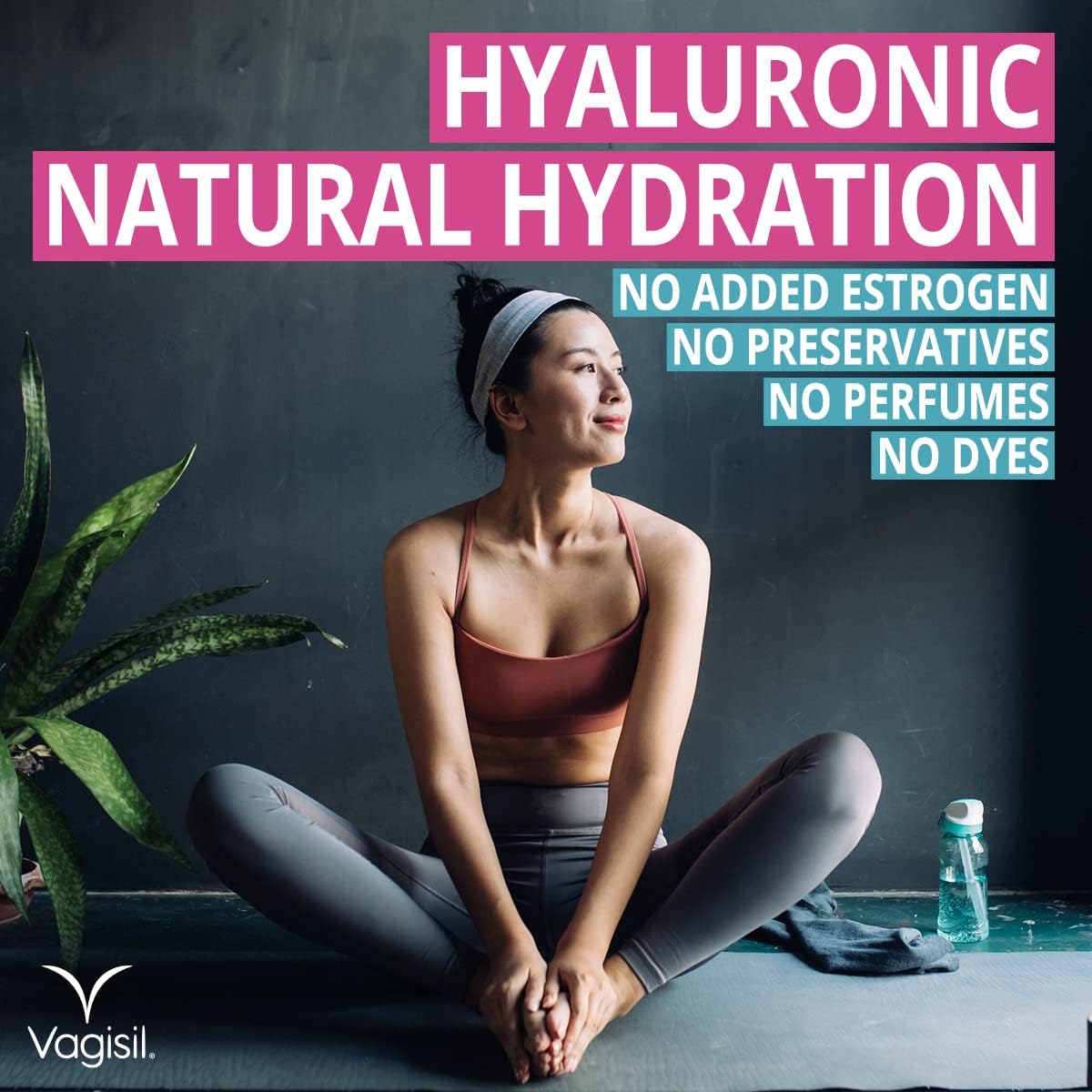 Vagisil Prohydrate Vaginal Moisturizer - Front Packaging With Key Benefits | Authentic Curat Cart Stock