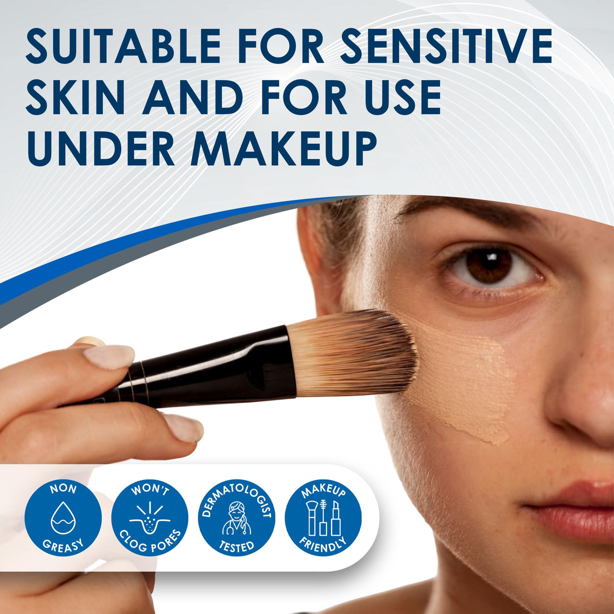 Vanicream Facial Moisturizer SPF 30 - Application Demonstration With Key Benefits | Authentic Curat Cart Stock