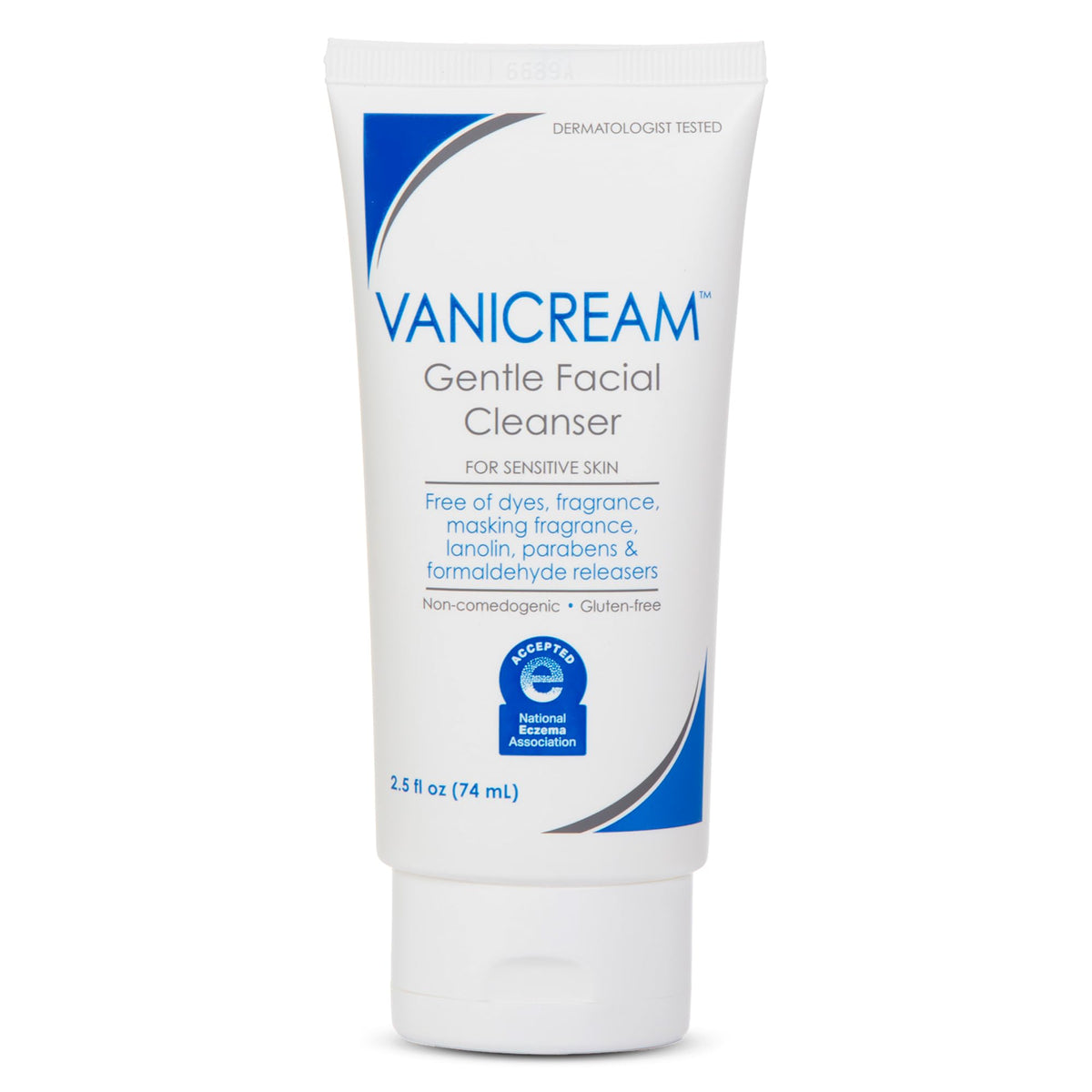 Vanicream Gentle Facial Cleanser - Front Packaging With Key Benefits | Genuine Imported Product