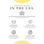 Order Vanman's Tallow and Honey Balm online. This cruelty-free product is handmade in small batches, free from harsh chemicals.