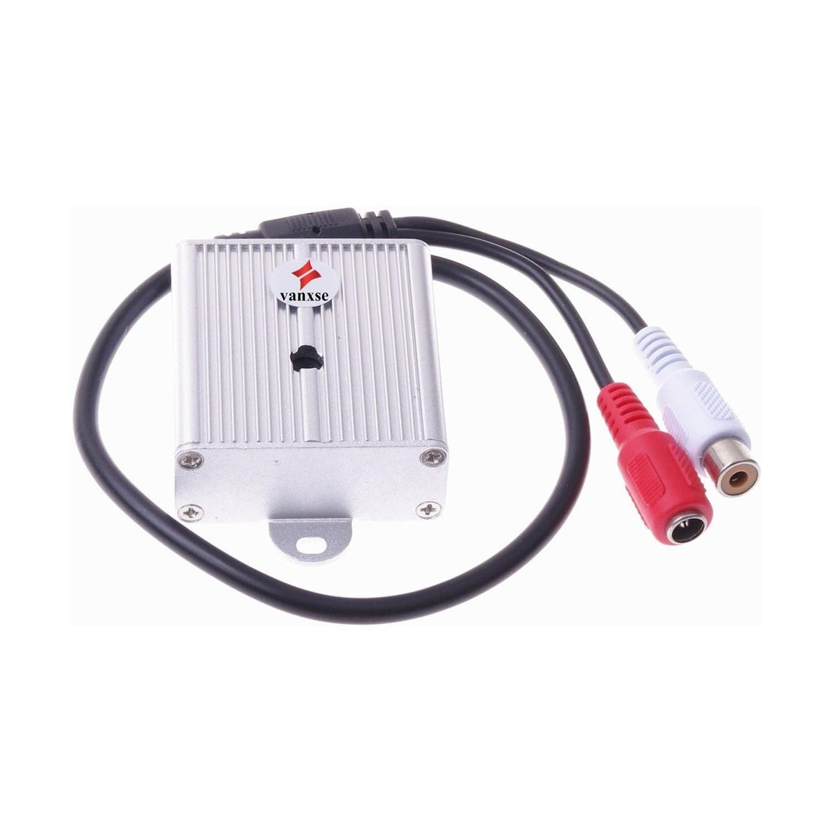 Vanxse Mini Microphone - Top View With Connectors | Authentic Curat Cart Stock