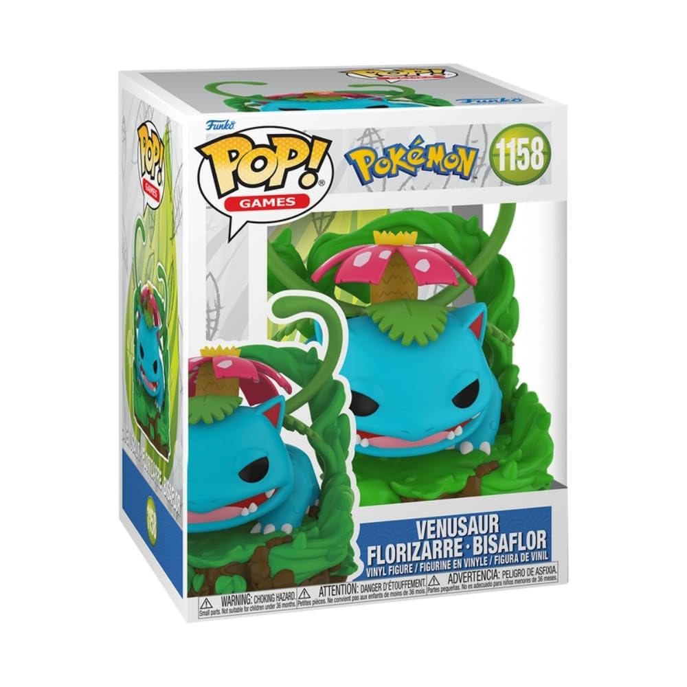Order the Venusaur Pokémon Premium Funko Pop! Figure, available online. Perfect for collectors and fans. Limited stock!