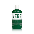 Authentic VERB Density Peptide Shampoo in a green bottle, promoting visibly thicker hair and reducing shedding signs.