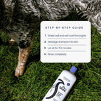 Veterinary Formula De-Skunk Shampoo effectively eliminates odors. Perfect for pet care, available at Curat Cart. Upgrade your grooming routine.
