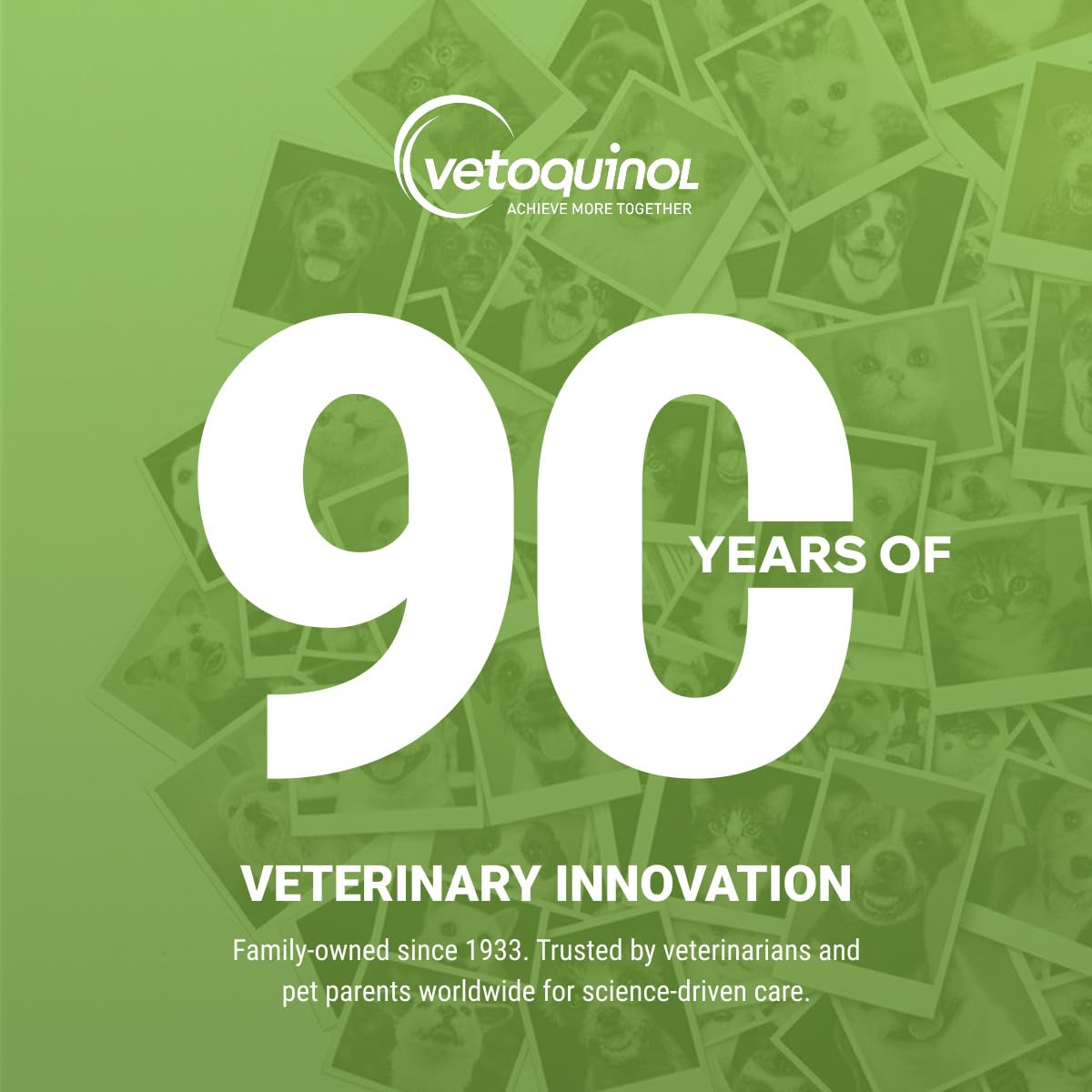 Vetoquinol BPO-3 Shampoo celebrates 90 years of veterinary innovation. 100% Authentic, available in India at Curat Cart.