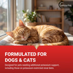 Vetoquinol Renal K Potassium Gel, specially curated by Curat Cart, supports dogs and cats on potassium-restricted diets.