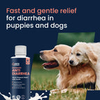 Vets Preferred Anti-Diarrhea Relief offers fast relief for diarrhea in dogs and puppies. Perfect for daily use. Available at Curat Cart.