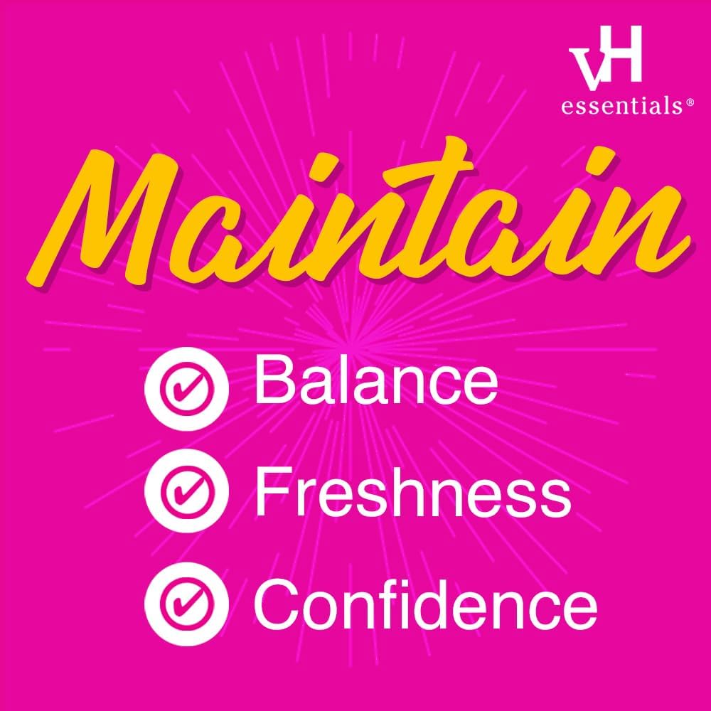 vH essentials Prebiotic Vaginal Suppositories - Front Packaging With Key Benefit Callouts | Authentic Curat Cart Stock