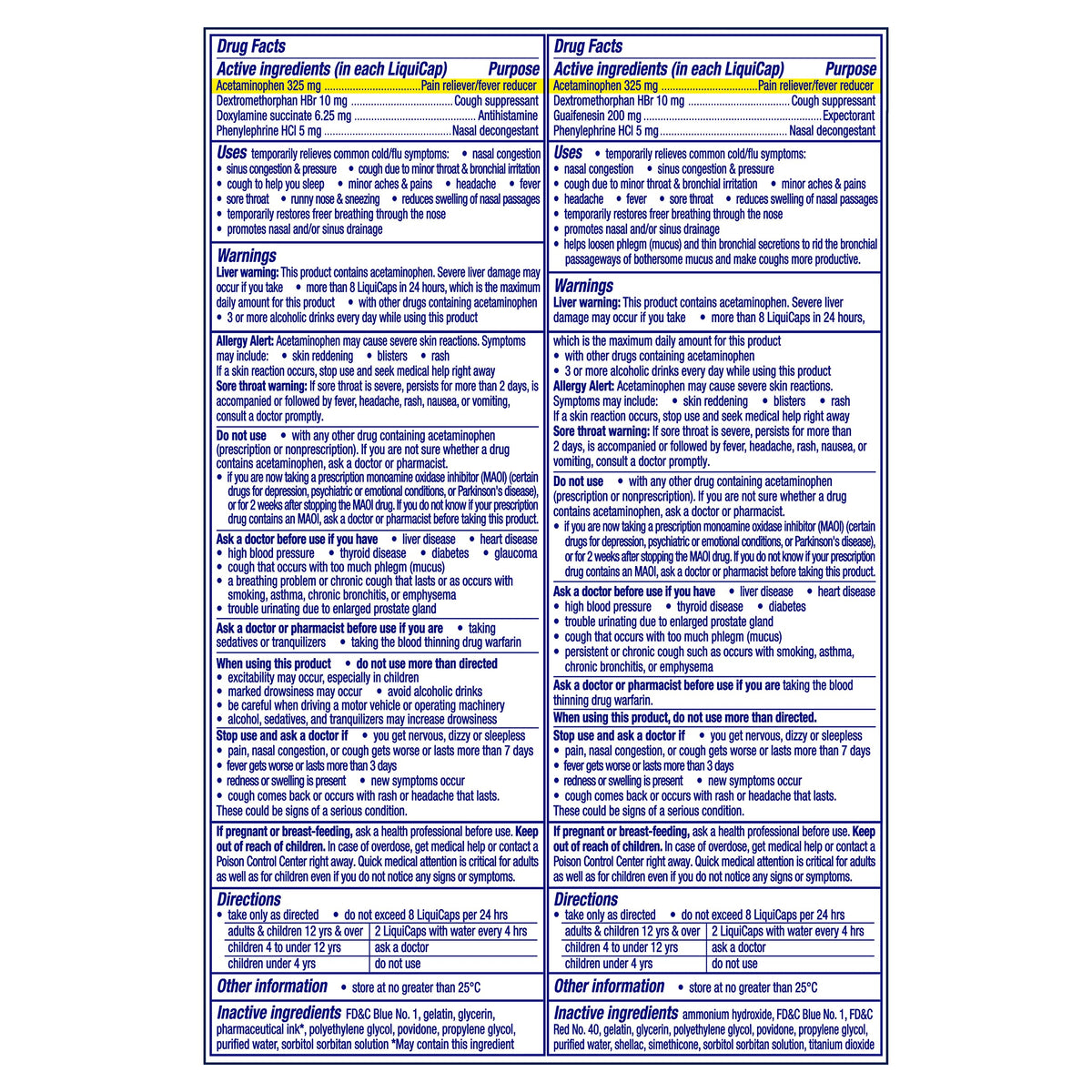 Vicks DayQuil NyQuil Severe Cold - Front Packaging With Key Benefit Callouts | Authentic Curat Cart Stock
