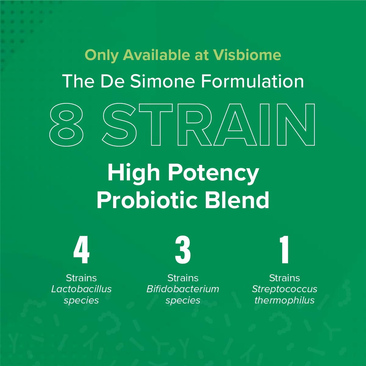 Visbiome GI Care Probiotic - Front Packaging With Key Benefits | Authentic Curat Cart Stock