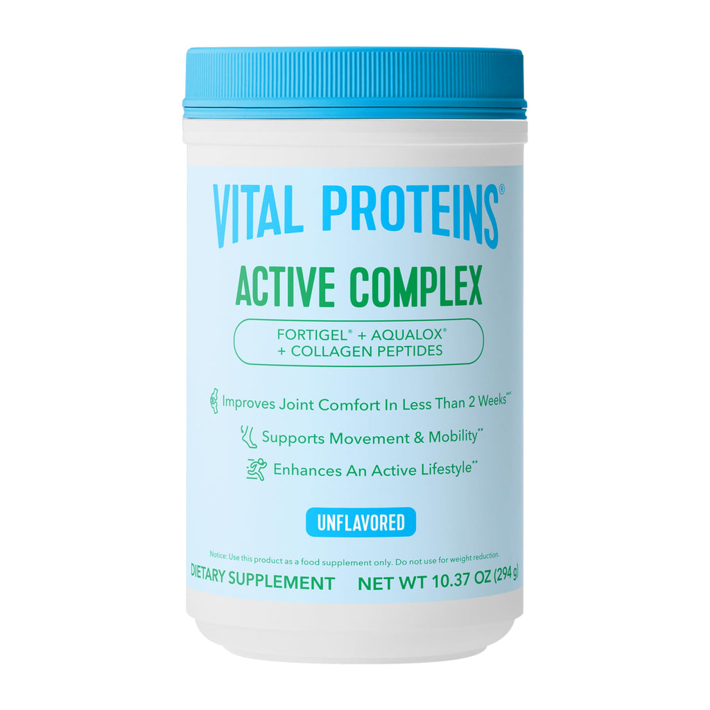 Vital Proteins Active Complex Collagen, a premium imported supplement supporting mobility and joint comfort, available at Curat Cart.
