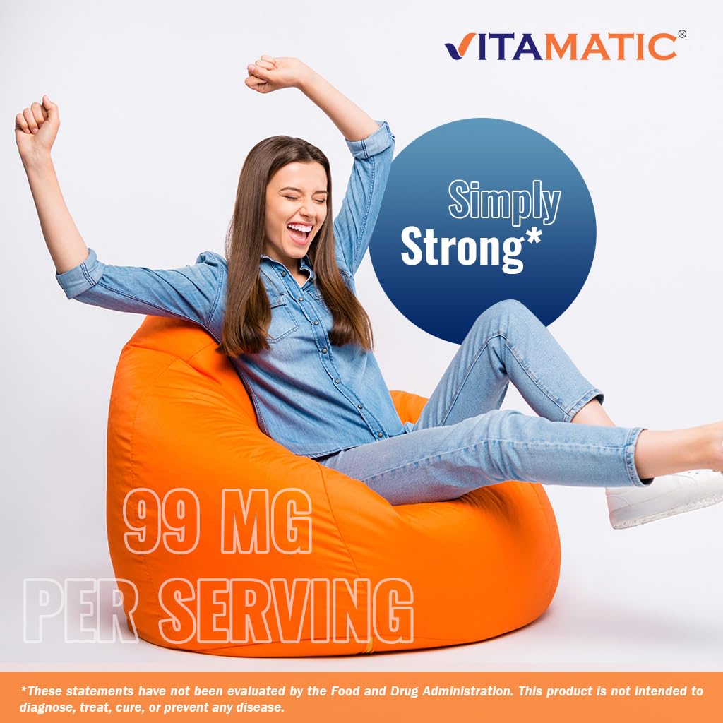 Vitamatic Potassium 99mg Tablets offer premium imported health support, enhancing well-being. Available at Curat Cart.