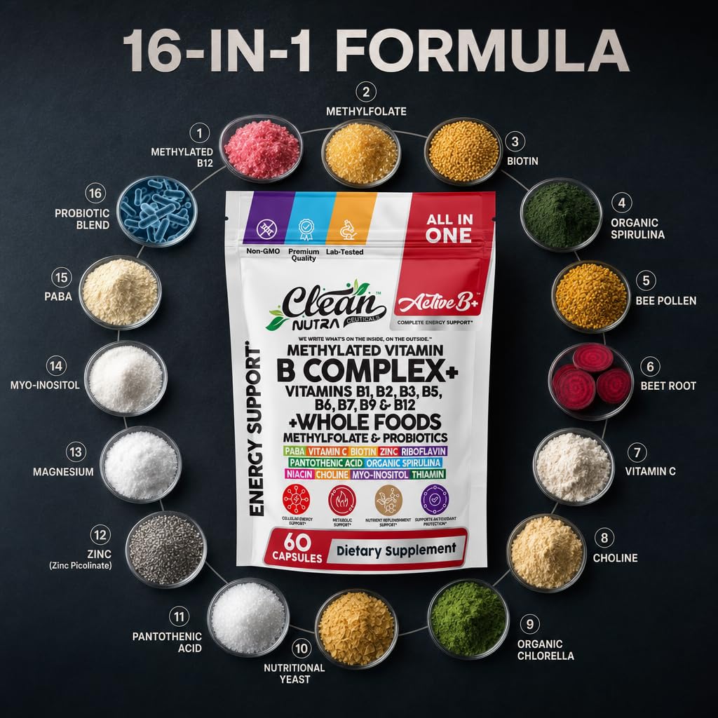 Discover Methylated B Vitamins for Women, specially curated by Curat Cart for enhanced energy support and wellness.